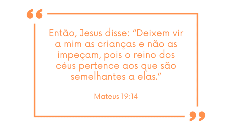 Mateus 19:14 Andando Com Jesus